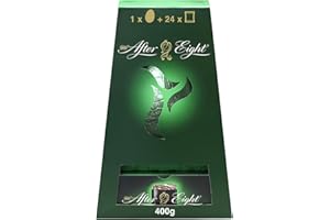 AFTER EIGHT Uovo di Pasqua 2025 Cioccolato Fondente alla Menta con Cioccolatini 400g