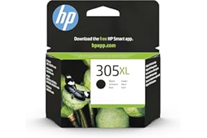 HP 305XL Nero, 3YM62AE, Cartuccia Originale da 240 Pagine, Alta Capacità, Compatibile con Stampanti DeskJet seri 2700, 4100, Envy serie 6020, 6030, 6420, e 6430