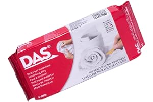 DAS Argilla da modellare, 0.5 kg, Bianco