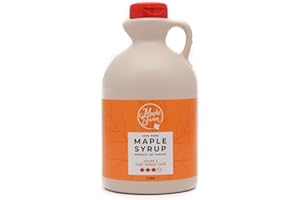 MapleFarm - Puro sciroppo d'acero Canadese Grado A, Dark Robust taste - Caraffa 1 l (Confezione da 1) - Pure maple syrup - succo d'acero