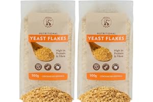 Veggy Duck - Lievito Alimentare in Scaglie 1Kg (2 x 500g) - Naturale | Senza OGM | Vegano