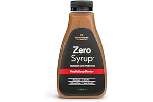 Protein Works - Sciroppi Zero 425ml | Sciroppo d'acero | Salsa per dessert senza sensi di colpa | Senza grassi e senza zucchero | Vegano e cheto-friendly