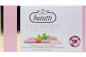 Buratti Confetti alla Mandorla Intera Rosa - 1000 g