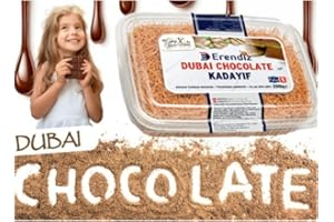 Pufai Erendiz tostato Kadaifi, filo di pasta, speciale Kadayıf per cioccolato Dubai, capelli d'angelo, in pratica confezione con buona qualità, lunga durata 200 grammi