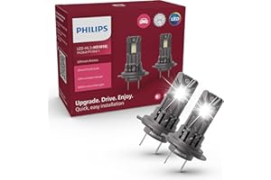 Philips Ultinon Access LED lampadina fari auto (H7), ultra-compact direct-fit, +80%, 6.000K, set di 2