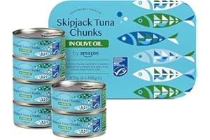 by Amazon Tonno in pezzi all'olio d'oliva, 145g, confezione da 6