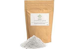 Gomma di Xantano 250g in Polvere – Xantana Addensante Alimentare Ideale per Cucina Molecolare & Mixology - Ebook OMAGGIO con 12 Ricette – Gomma Xantana 100% DI PUREZZA
