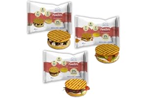 Nuvola Zero – Pane Zero MIX GUSTO 3pz, Carboidrati, Senza Zucchero e Lattosio, Ricco di Fibre e Proteine, GlutenFree, Confezione da 1pz Cloudbread, 1pz Pizza, 1pz Curcuma