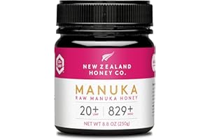 New Zealand Honey Co. Miele di Manuka MGO 829+ / UMF 20+ | Attivo e lordo | Prodotto in Nuova Zelanda | 250g
