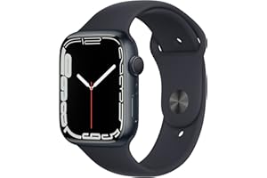 Apple Watch Series 7 (GPS, 45MM) - Cassa in alluminio Midnight con cinturino Midnight Sport (Ricondizionato)