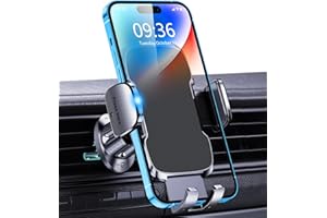 Glangeh Porta Cellulare Auto, [2025 Upgrated Clip] Supporto Telefono Auto per Presa D'aria Dell'Auto, 360°di Rotazione Supporti Interni per Auto Universale Compatibile con iPhone/Galaxy
