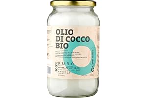 Olio di Cocco Biologico Extra Vergine CocoNativo –1000ml– Crudo e Spremuto a Freddo, Organico e Puro, Non Processato, (Bio Nativo), Ideale per Capelli, per il Corpo e ad Uso Alimentare, Non Raffinato