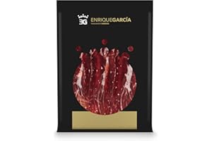 Prosciutto 100% Iberico di Ghiandaia - Fette tagliate a mano 100g - Prosciutto Iberico Pata Negra - Prosciutto Crudo Spagnolo - Confezionato sottovuoto - 100% Jamon Iberico de Bellota