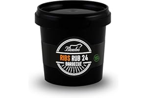 BEMBO BBQ RIBS RUB 500g - BBQ RUB COSTINE - Miscela di Spezie per Costine e Ribs - Marinatura a secco Dry Rub - Made in Italy