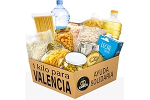1 chilo per Valencia · 1 Chilo di Alimenti di Base per le Vittime della DANA a Valencia (Spagna) – Supporta da casa, con un clic e da qualsiasi luogo. SPEDIZIONE a VALENCIA (Banco Alimentare)