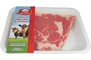 Bistecche di Scottona con Osso 1.5 Kg Carne Italiana 100% (3 confezioni da 500 gr)