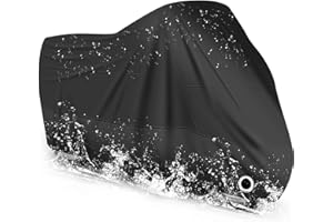 LIHAO Telo Moto Impermeabile Universale Copertura Teli Coprimoto Motorino Motocicletta Scooter ANTI-Polvere UV per Esterno - 245×105 ×125cm