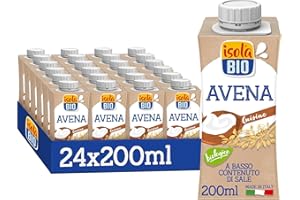 Isola Bio Crema Cuisine Avena, da Cucina Biologica, A Base Vegetale, 100% Ingredienti Naturali, per Vegani e Vegetariani, Formato 200 ml