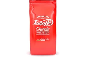 Lucaffè, Classic, Caffè in Grani, Miscela Premium Arabica e Robusta, Aroma Tostato e Note di Nocciola, Sacchetto da 700g