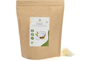 Chips di Cocco Biologico (1kg), non Zuccherato e non Tostato, Chips di Cocco da Coltivazione Biologica, 100% Naturale e Puro, Snack Pronto da Mangiare, Vegano
