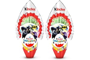 Offerta Kit Pasqua 2025 Kinder Maxi Gran Sorpresa BATMAN 150 Gr. con Maxi Sorpresa + Gold Bunny 50 Gr. + KitKat Coniglietto 85gr. (2 Kinder Maxi Gran Sorpresa)