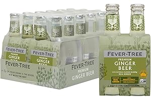 Fever-Tree Premium Ginger Beer, 6.8 Ounce Glass Bottles (Pack of 24)