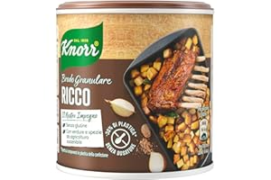 Knorr Brodo Granulare Ricco, Senza Glutine e Lattosio, con Pochi Grassi, Ideale per il Tuo Ragù e Carne alla Griglia, 150g