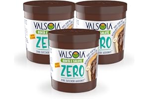Valsoia - Crema Vegetale alle Nocciole con Cacao e Avena, 100% Vegetale, Senza Glutine e Olio di Palma, Naturalmente Senza Lattosio, Ideale per Vegani, 3 Confezioni da 200 g