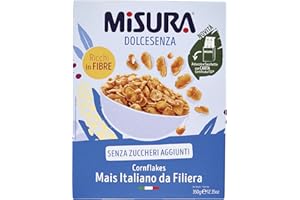 Misura Cornflakes Dolcesenza | Mais Italiano | Senza Zuccheri Aggiunti | Confezione da 350 gr