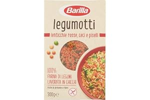 Barilla Legumotti Lenticchie Rosse, Ceci e Piselli, Ricchi di Proteine e Fibre, senza Glutine, 300g