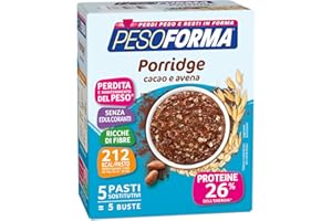 Pesoforma Porridge Cacao e Avena, 5 x 55g