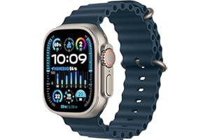 Apple Watch Ultra 2 [GPS + Cellular, 49MM] Cassa in Titanio e Cinturino Blu Oceano (Ricondizionato)