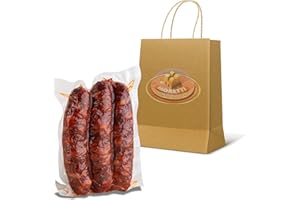Moretti® Salsiccia Stagionata Piccante | 1 Confezione Sottovuoto da 300g Circa | Con Peperoncino Calabrese | Prodotto In Calabria