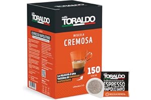 Caffè Toraldo Miscela Cremosa Cialde ESE 44 mm (150 Unità)