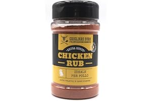 200 gr BBQ CHICKEN Rub GRIGLIARE DURO - Spezie barbecue rub - BBQ rub insaporitore per carne - MAGIC DUST - rub per pollo, petto, alette e coscie - ideale per pollo e maiale - dry rub bbq marinature