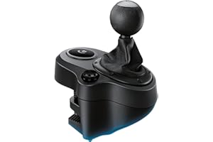 Logitech Driving Force Shifter, Leva del cambio per volante G29 e G920, Playstation 4, Cablato, senza sistema operativo, nero (ricondizionato)
