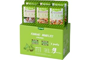 Elf-Family 108ER Pacchetto Assaggio 3+3 (Spaghetti/Noodles di Vetro/Riso) Shirataki Noodles Senza Odore di Pesce, 9kcal Low Carb, Konjac, Vegan, Senza Glutine TMC: 26.05.2025