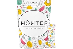 WOWTER by AMZ BETTER, Insaporitore d'Acqua, Assortimento da 12 Gusti Mix, Per Aromatizzare , Senza Calorie, OGM, Glutine e Zuccheri, Made in Italy, 48 g