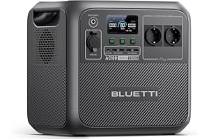 BLUETTI AC180 Generatore Elettrico Portatile, 1152Wh Batteria LiFePO4 con 2 Uscite CA 1800W (2700W Pic), 0-80% in 45 min per Camping Car, Strada, Il Prodotto non è stato Usato (Ricondizionato)