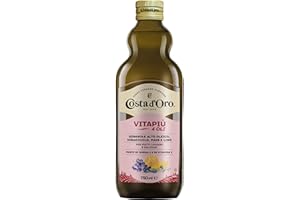 Costa d'Oro – Vitapiù 4 oli, 750 ml. Olio ricco di Omega 3 e 6 e vitamina E. Bottiglia da 75 cl.