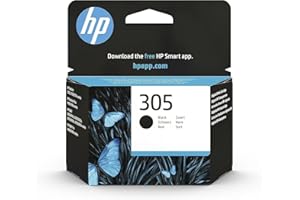 HP 305 Nero, 3YM61AE, Cartuccia Originale da 120 Pagine, Compatibile con Stampanti DeskJet seri 2300, 2700, 2800, 4100, 4200, Envy serie 6010, 6020, 6030, 6400