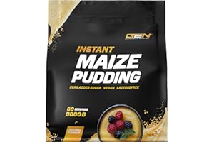 Budino di Mais neutro 3kg - Budino di mais senza zucchero - Con carboidrati complessi - Consistenza cremosa - Facile e veloce da preparare - 100% mais - Vegan