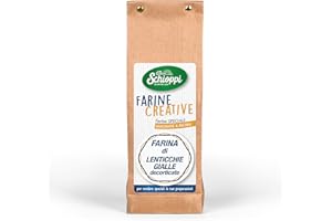 FARINA DI LENTICCHIE GIALLE DECORTICATE - 350gr - **Spedizione Gratuita sopra i 39,90€ per tutti i prodotti Legumi Schioppi!!