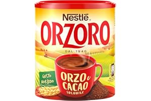 NESTLÉ ORZORO Orzo e Cacao Solubile, Barattolo 180g