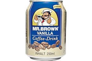 Mr. Brown Aroma vaniglia bevanda caffè, 24 x 250 ml