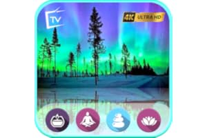 Cromatica celestiale: Paesaggio sonoro ambientale di Aurora boreale e aurora boreale, armonizzato con melodie serene SU FIRE TV-NO ADS