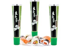 Wasabi-O Pasta Wasabi di alta qualità, vero Wasabi (confezione da 3)