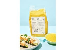 KoRo - Couscous di mais senza glutine bio 1 kg - A base di mais 100% - Per piatti dolci e salati - Vegan - Senza glutine