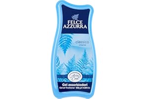 Felce Azzurra - Gel Assorbiodori Classico, Profumatore per Ambienti Piccoli, Armadio e Cassetti Assorbi Odori, Deodorante Ambiente dal Profumo Duraturo, Profumatore Ambiente Fresco, Profumatori 140gr