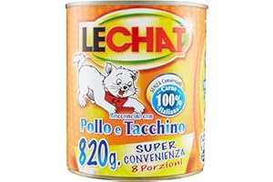 Lechat - Bocconcini, Con Pollo E Tacchino - 12 pezzi da 820 g [9840 g]